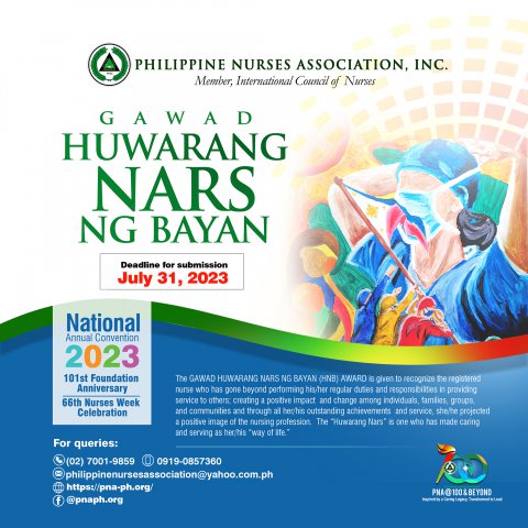 Gawad Huwarang Nars ng Bayan 2023 